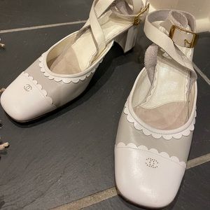 Chanel Mary Jane sling back